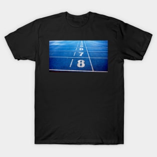 Athletics blue ground lanes T-Shirt